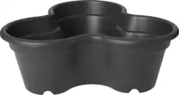 Intratuin Easyday plantenbak Joy zwart D 45 H 15 cm aanbieding