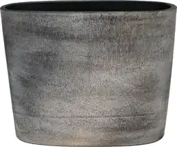 Intratuin HS plantenbak Hamar grijs 37 x 30 x 37 cm aanbieding