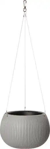 Intratuin Intratuin Hangpot Joselyn grijs D29 H 19,5 cm aanbieding