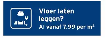 GAMMA Vloer laten leggen? aanbieding