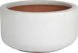 Intratuin Mega Collections schaal glazuur D 21 cm wit aanbieding