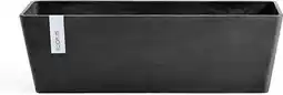 Intratuin Ecopots plantenbak Bruges donkergrijs 65 x 20 x 20 cm aanbieding