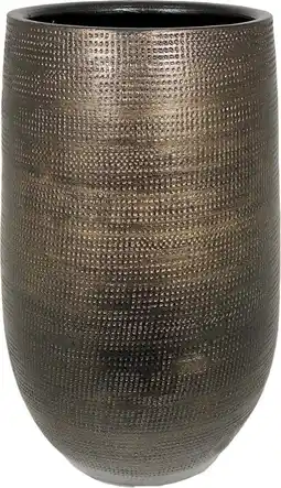 Intratuin HS vaas Tokio goud D 30 H 70 cm aanbieding