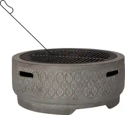 Intratuin Intratuin vuurschaal Tube bruin D 77 H 47 cm aanbieding