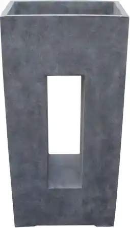 Intratuin Bak kubus venster 45x27x96cm lichtgrijs aanbieding