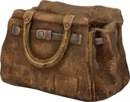 Intratuin Intratuin bloempot Tas bruin 26 x 18 x 16 cm aanbieding