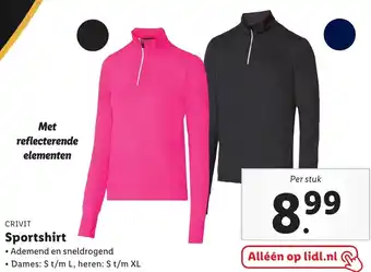 Lidl Sportshirt aanbieding