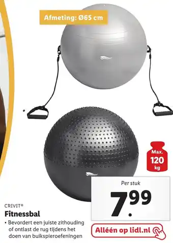 Lidl Fitnessbal aanbieding