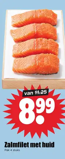 Dirk Zalmfilet met huid aanbieding
