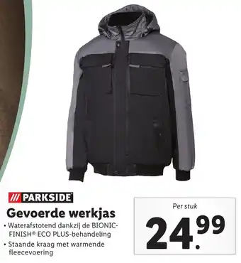 Lidl Gevoerde werkjas aanbieding