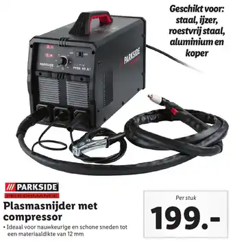 Lidl Plasmasnijder met compressor aanbieding