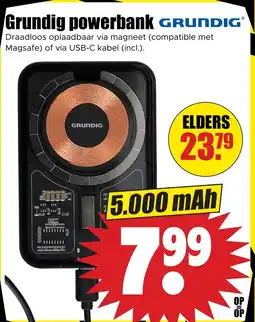 Dirk Grundig powerbank aanbieding