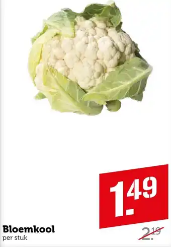 Coop Bloemkool aanbieding