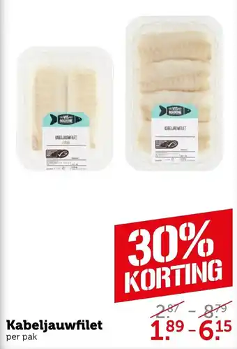 Coop Kabeljauwfilet aanbieding