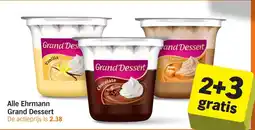 Albert Heijn Alle Ehrmann Grand Dessert aanbieding