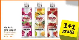 Albert Heijn Alle Raak zero siropen aanbieding