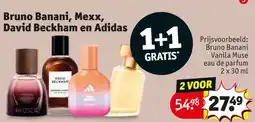 Kruidvat Bruno Banani, Mexx, David Beckham en Adidas aanbieding