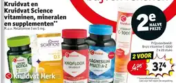Kruidvat Kruidvat Science vitaminen, mineralen en supplementen aanbieding