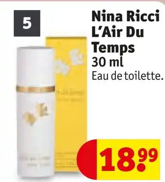Kruidvat Nina Ricci L'Air Du Temps aanbieding
