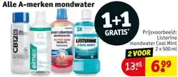 Kruidvat Alle A-merken mondwater aanbieding