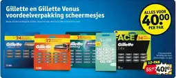 Kruidvat Gillettelabs face scheermesjes aanbieding