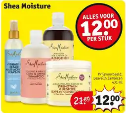 Kruidvat Shea moisture aanbieding