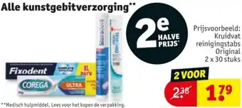 Kruidvat Alle kunstgebitverzorging aanbieding