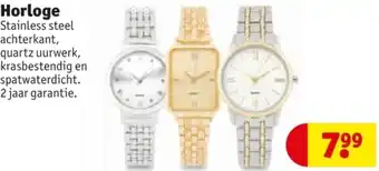 Kruidvat Horloge aanbieding