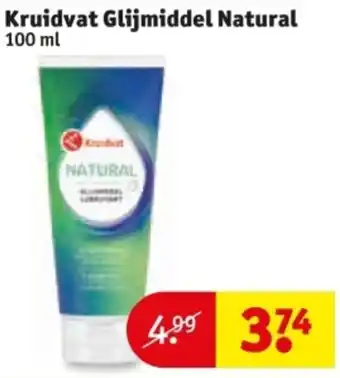 Kruidvat Kruidvat Glijmiddel Natural aanbieding