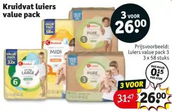 Kruidvat Kruidvat luiers value pack aanbieding