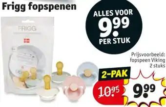 Kruidvat Frigg fopspenen aanbieding