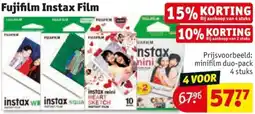 Kruidvat Fujifilm Instax aanbieding