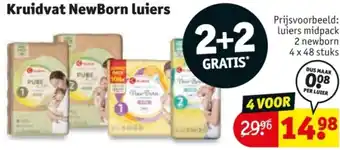 Kruidvat Kruidvat NewBorn luiers aanbieding