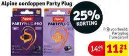 Kruidvat Alpine oordoppen Party Plug aanbieding