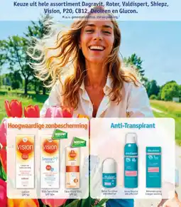 Kruidvat Keuze uit hele assortiment Dagravit, Roter, Valdispert, Shiepz, Vision, P20, CB12, Deoleen en Glucon. aanbieding