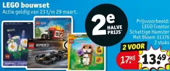 Kruidvat LEGO bouwset aanbieding