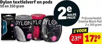 Kruidvat Dylon textielverf en pods aanbieding