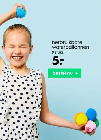 HEMA herbruikbare waterballonnen aanbieding