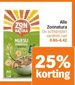 Albert Heijn Alle Zonnatura aanbieding