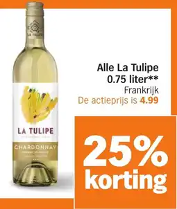 Albert Heijn Alle La Tulipe aanbieding