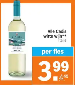 Albert Heijn Alle Cadis witte wijn aanbieding