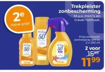 Trekpleister Trekpleister zonbescherming aanbieding