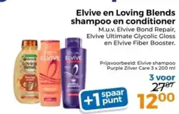 Trekpleister Elvive en Loving Blends shampoo en conditioner aanbieding