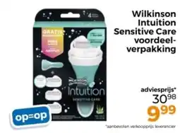 Trekpleister Wilkinson Intuition Sensitive Care voordeel verpakking aanbieding