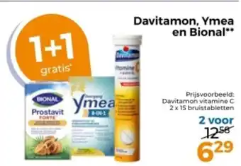 Trekpleister Davitamon, Ymea en Bional aanbieding