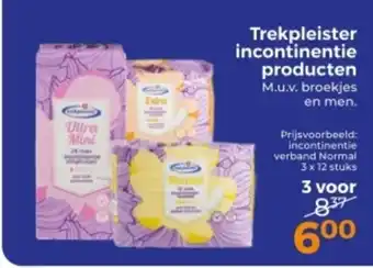 Trekpleister Trekpleister incontinentie producten aanbieding