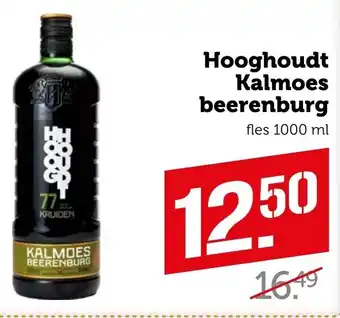 Coop Hooghoudt Kalmoes beerenburg 1000ml aanbieding