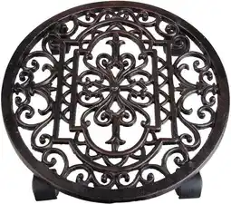 Intratuin Esschert Design plantentrolley Esschert's Garden bruin D 29,1 H 5,8 cm aanbieding