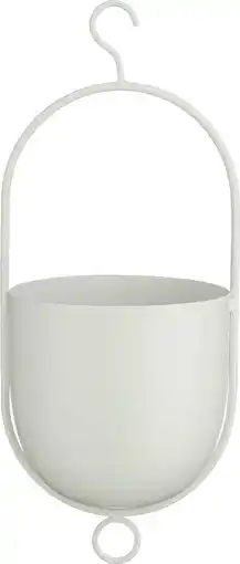 Intratuin Mica Decorations hangpot Bob wit 15 x 14 x 36 cm aanbieding