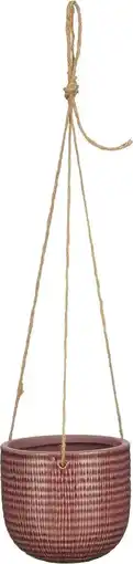 Intratuin Mica Decorations hangpot James paars D 14 H 12,5 cm aanbieding